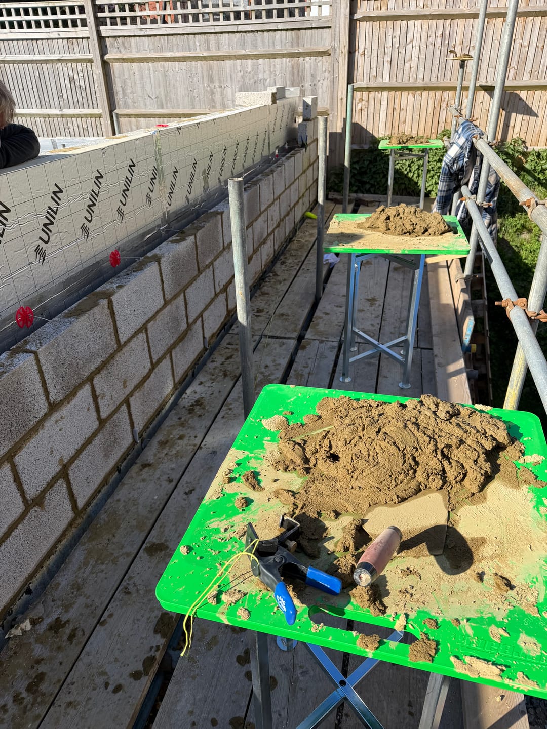 Customer photo review of Zinc Plated Mortar / Spot Board Stand - with feet