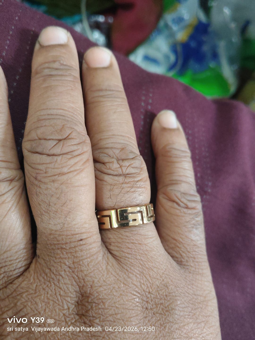 Customer photo review of Womens Style Gold Ring