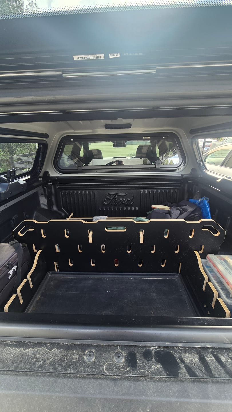 Customer photo review of Ute Tray Storage Divider - Toolbox & Drawer Alternative | LOKRA