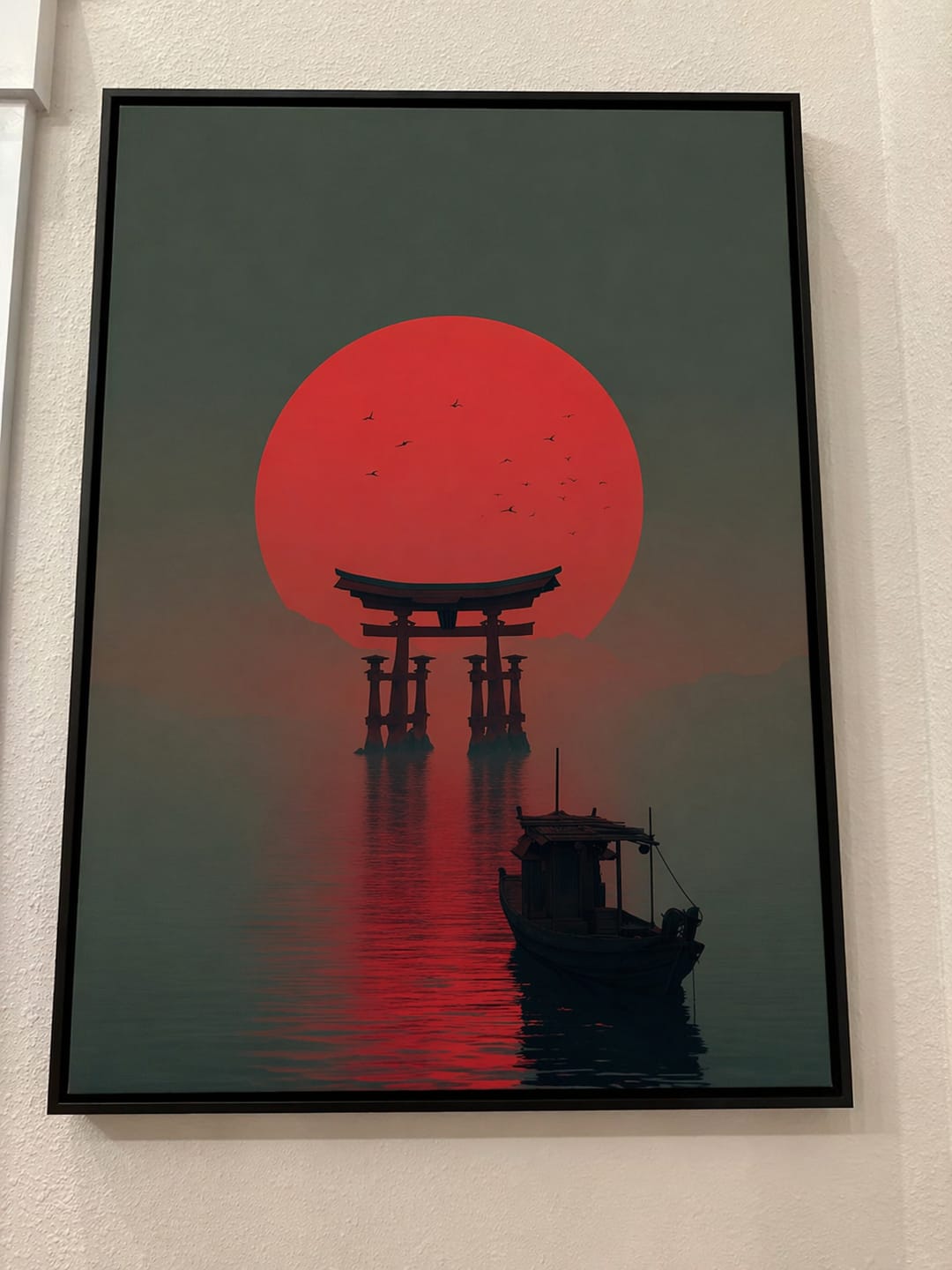 Customer photo review of Red Torii Print | Crimson Tide Torii