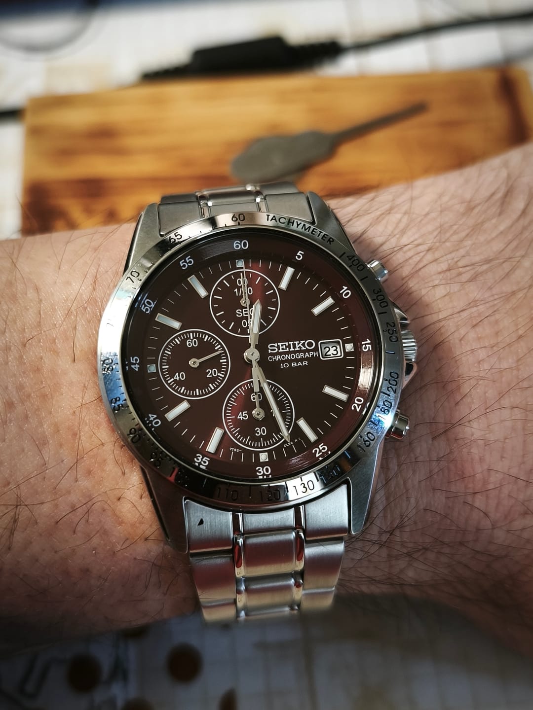 Customer photo review of Reloj Seiko SBTQ045 Chronograph Quartz 38,5mm JDM