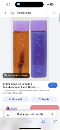 Customer photo review of Shampoo y Acondicionador