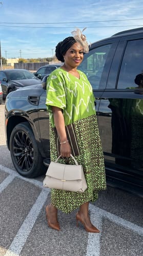 Customer photo review of Aduke Boubou Dress