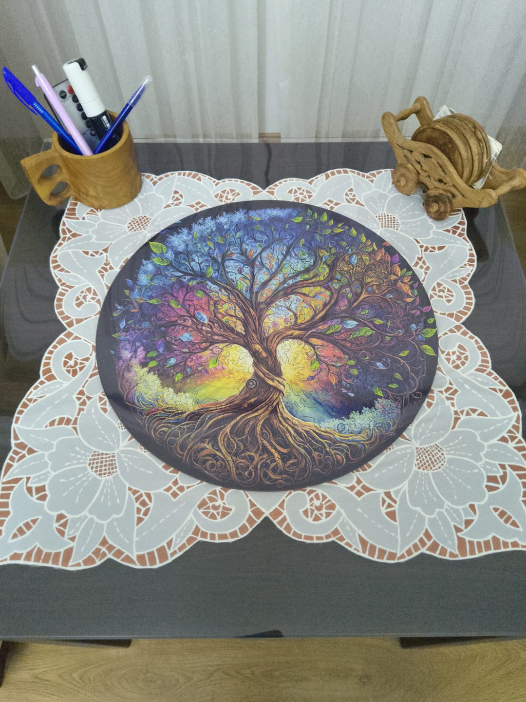 Customer photo review of Hayat Ağacı - Ahşap Puzzle
