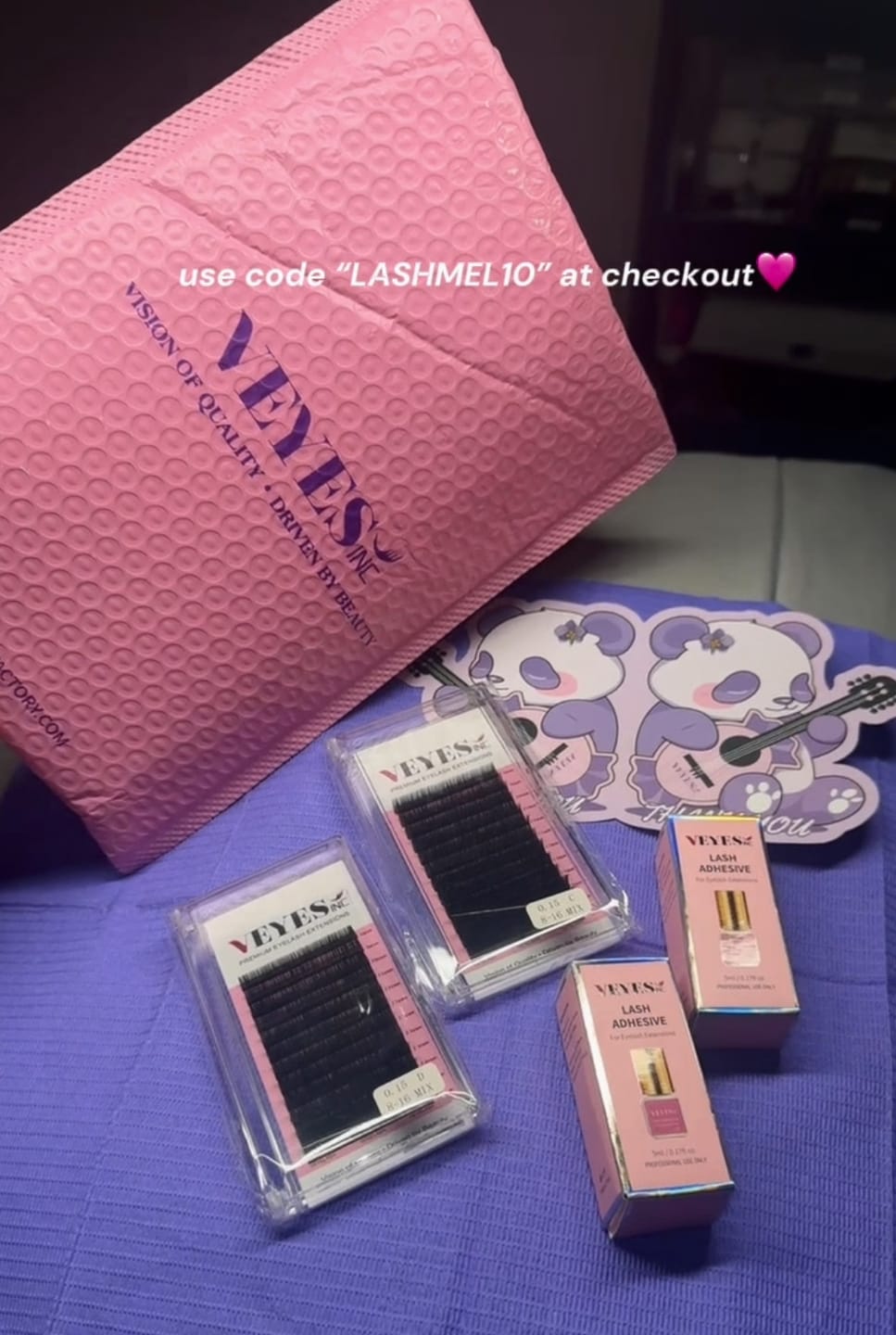 Customer photo review of Volume 5ml - Lash Extension Glue