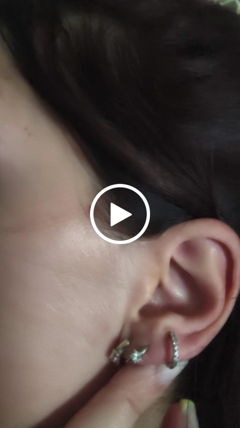 Customer video review of Pendientes Aros Delta