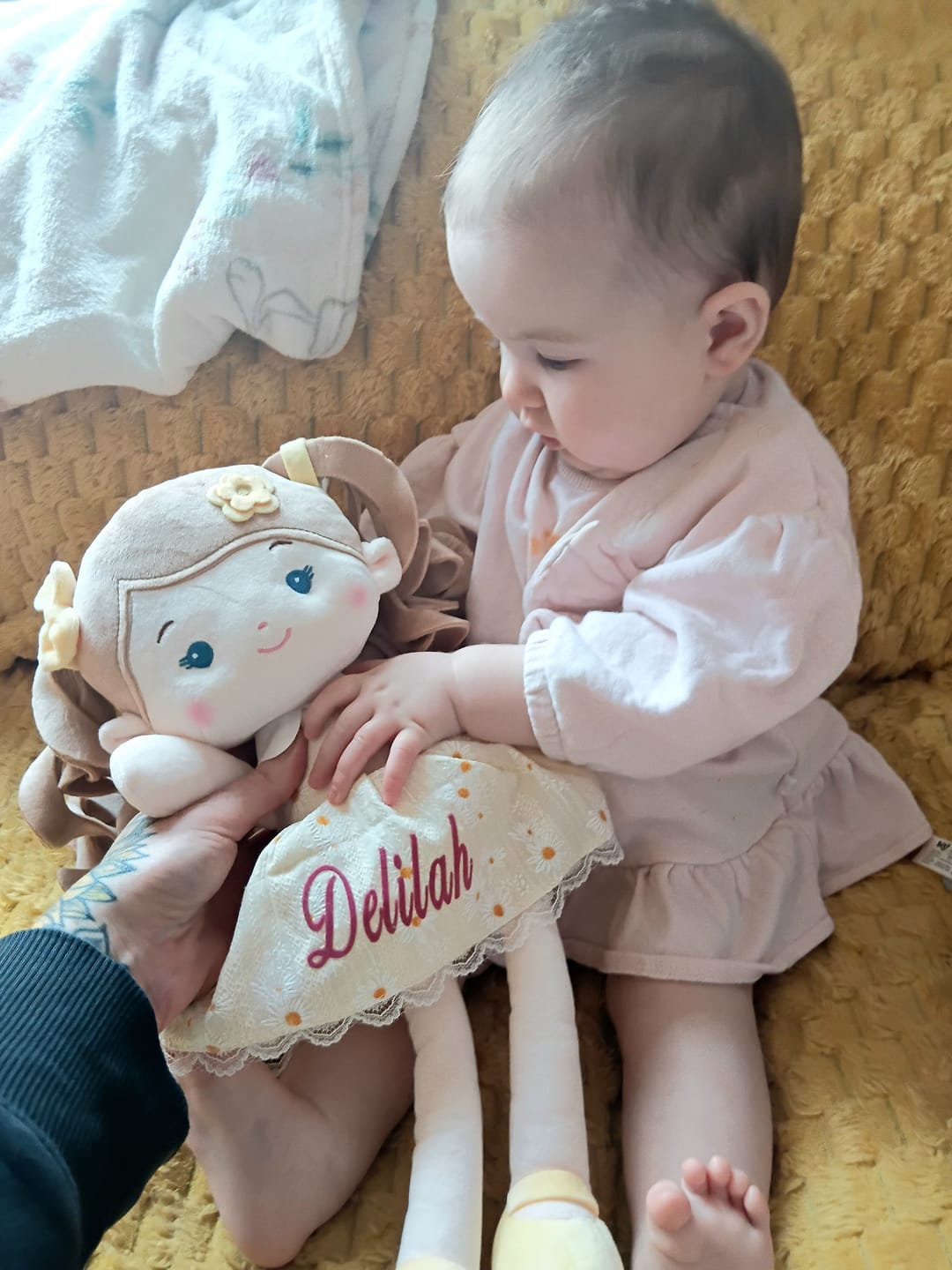 Customer photo review of Personalized Daisy Girl - Yellow
