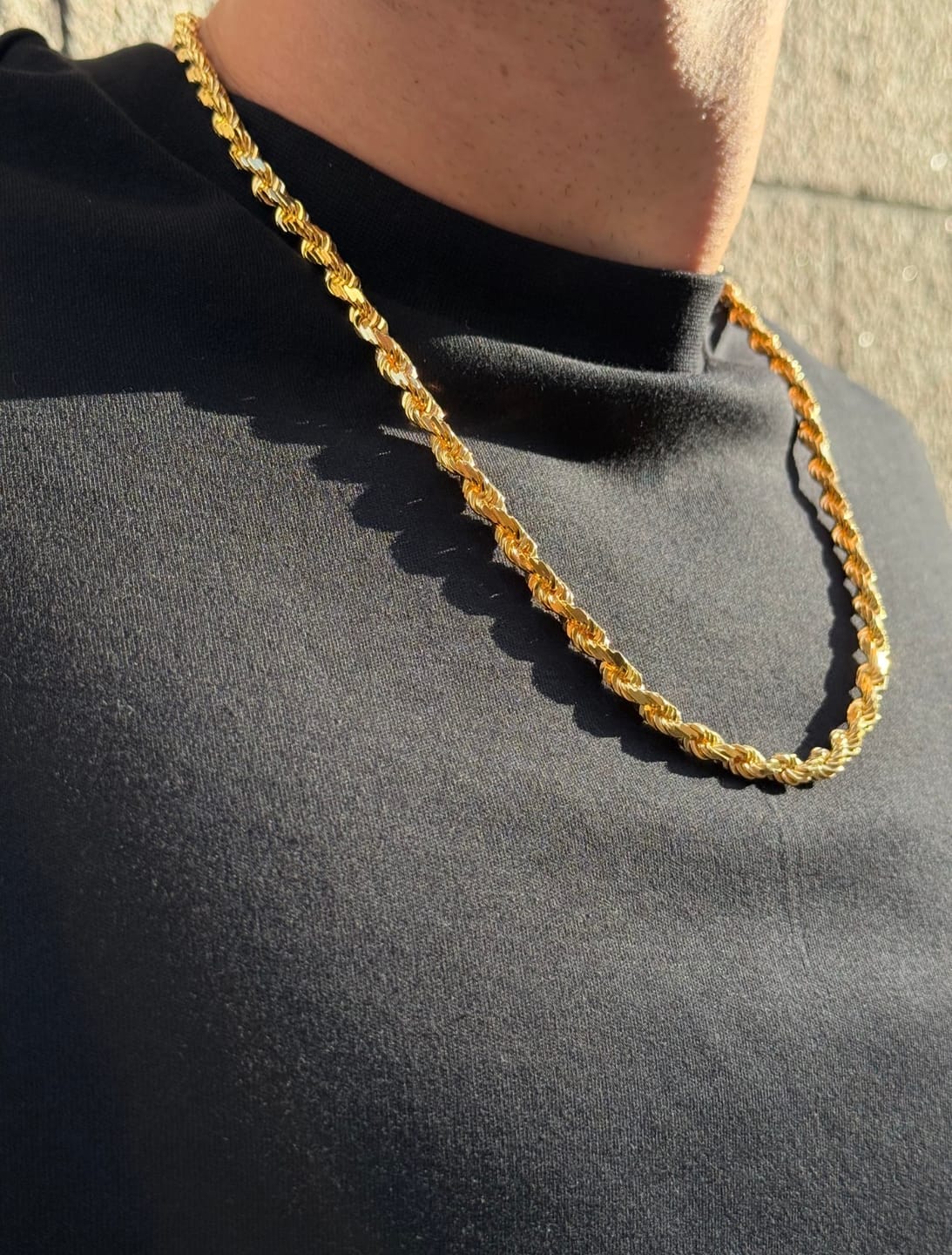 Customer photo review of Diamond Cut Cordell Halsband 6mm - 925 silver