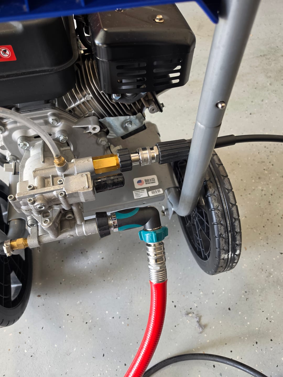 Customer photo review of Stainless Quick Connect Kit