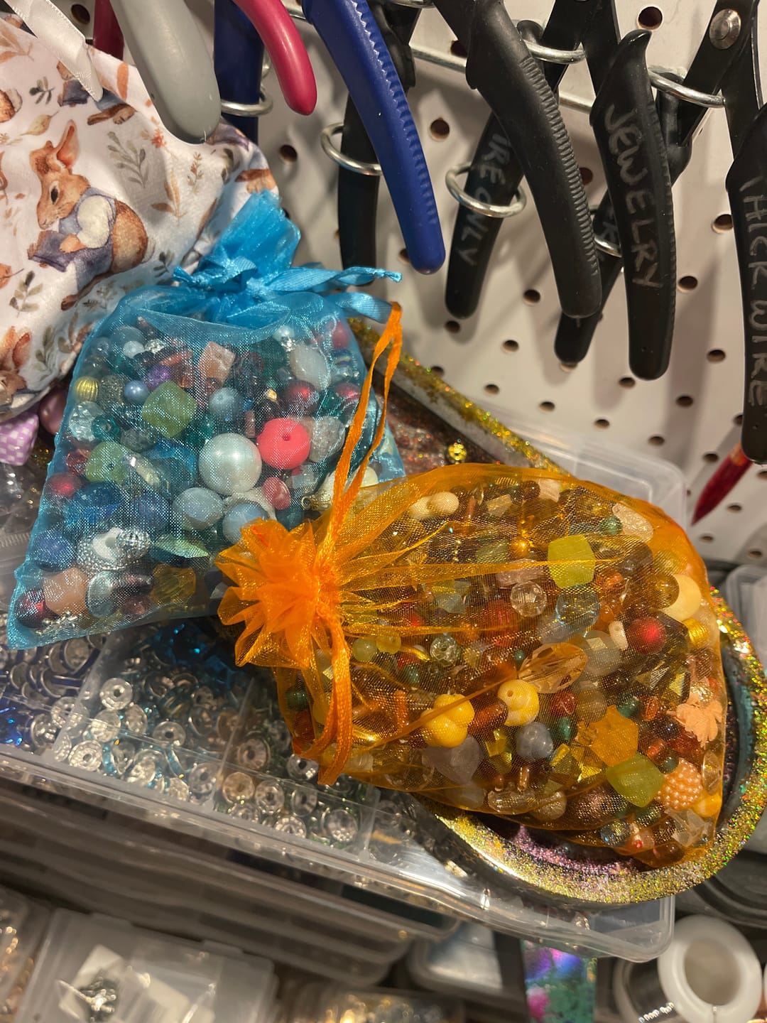 Customer photo review of Multicolor Beads By the LB