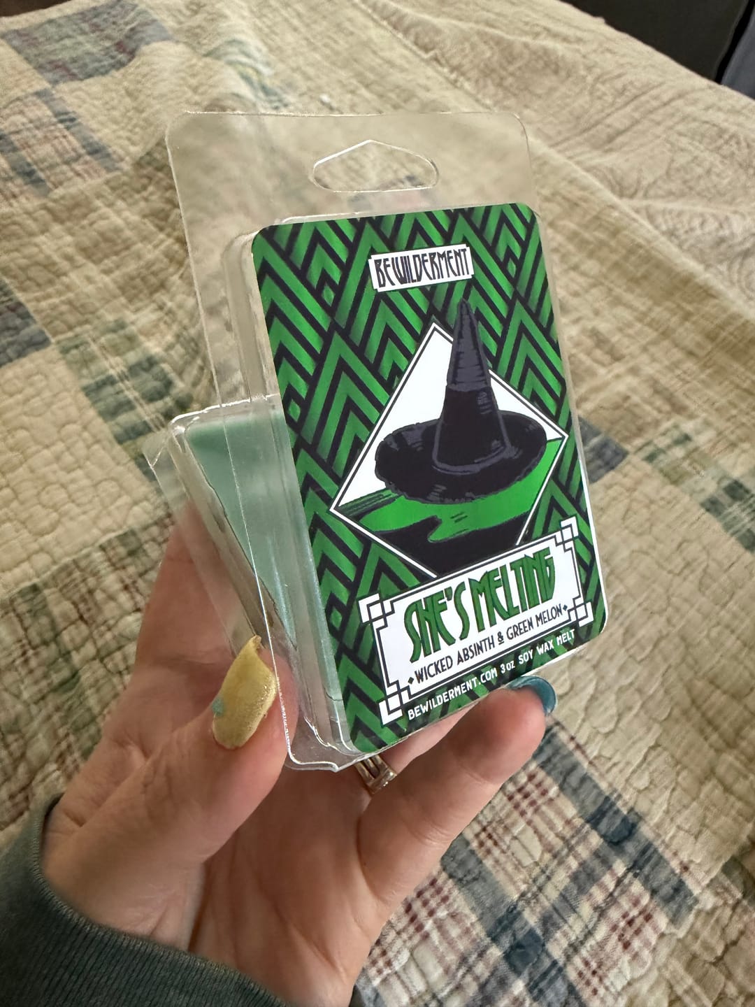Customer photo review of She's Melting Wax Melts