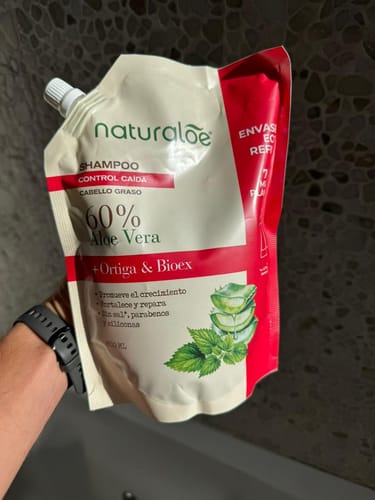 Customer photo review of Refill Shampoo Control Caída Graso 800Ml