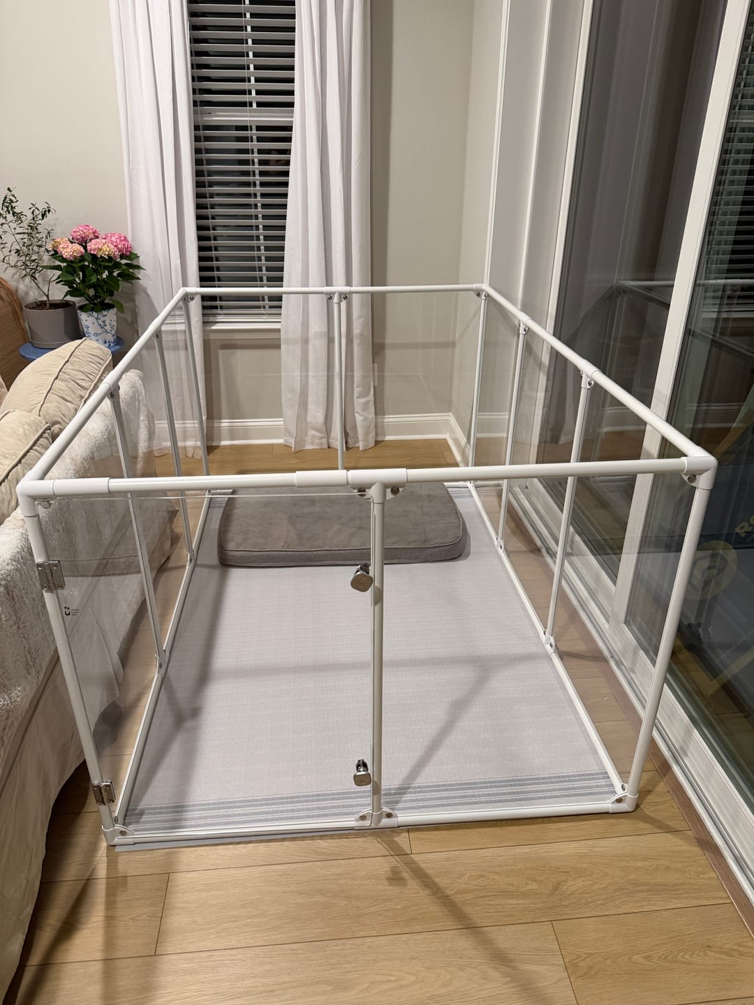 Customer photo review of 36" Tall Large Lucidium Pet Pen