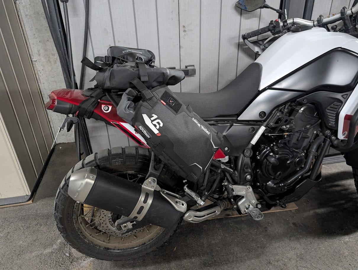Customer photo review of ADVBags 16 – Rackless Saddle Bags