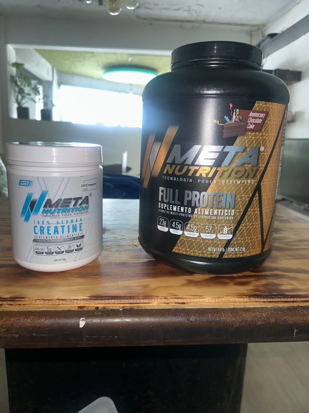 Customer photo review of 100% German Creatine Meta Nutrition - Made of Creapure®,  140+ 10 servicios GRATIS.