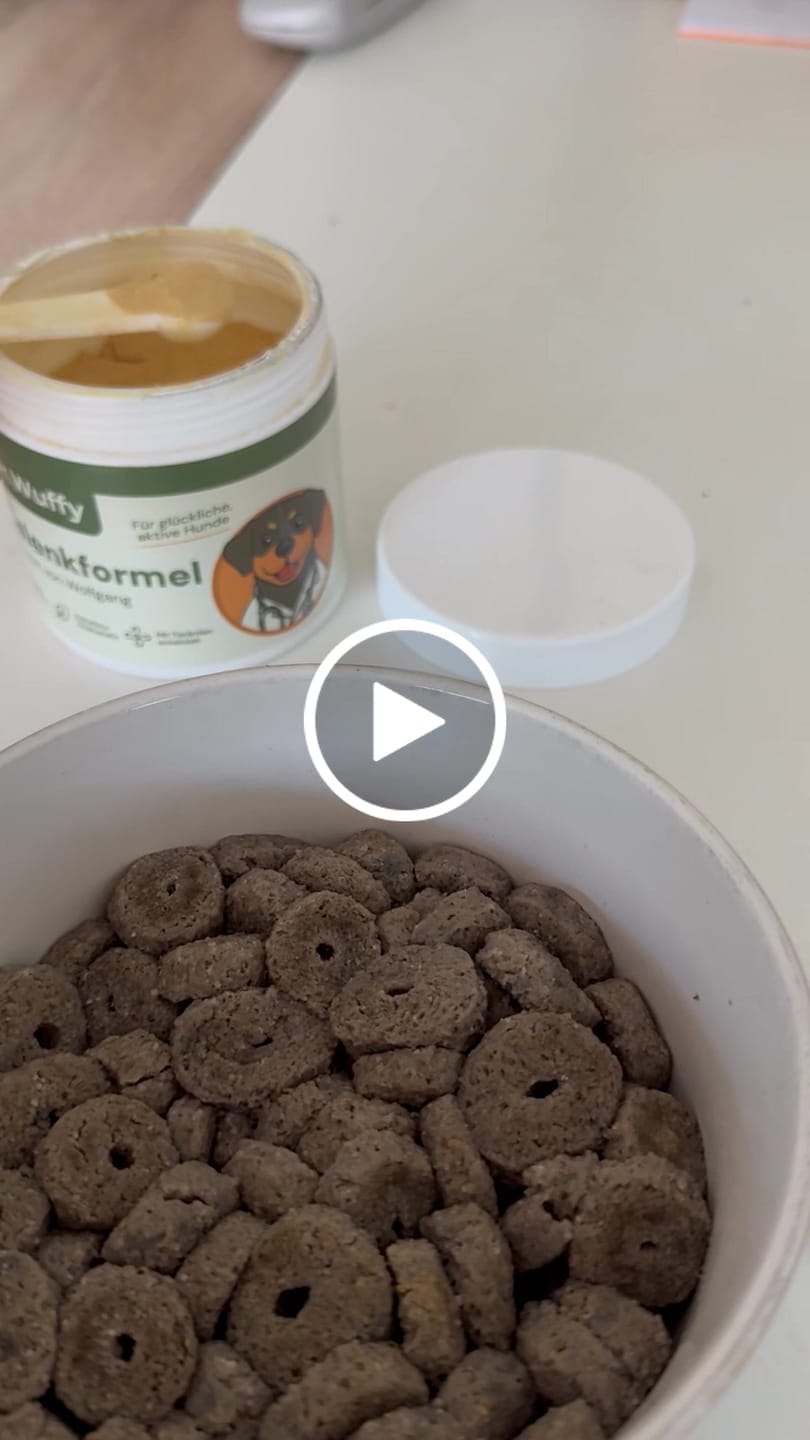 Customer video review of Dr. Wuffys Gelenkformel – getestet von Wolfgang