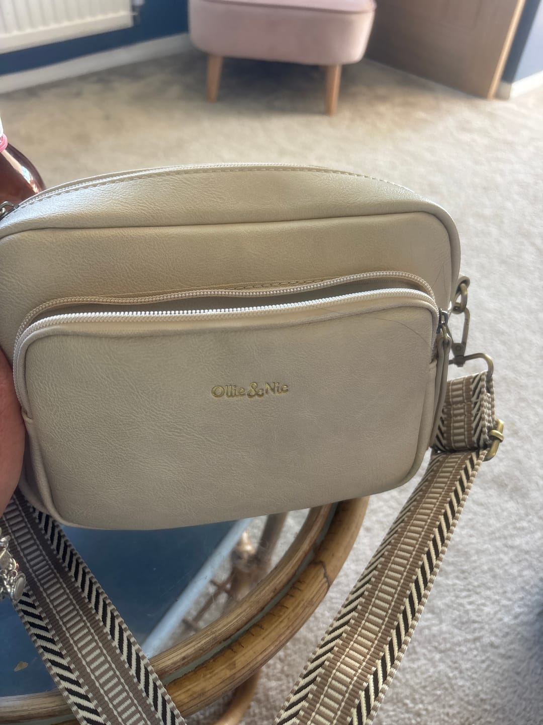 Customer photo review of Doyle Crossbody - Pebble