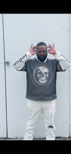 Customer photo review of Godspeed TD Layered Jersey Black/White/Red Boom