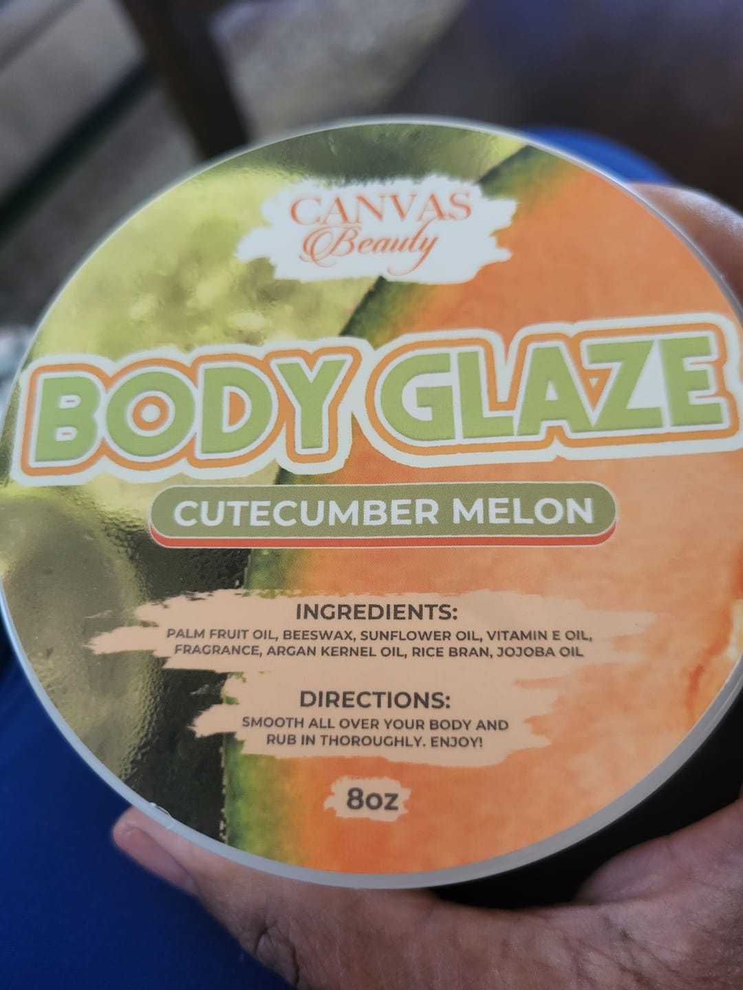 Customer photo review of (NEW) BODY GLAZE: STRAWBERRY SHORTCAKE