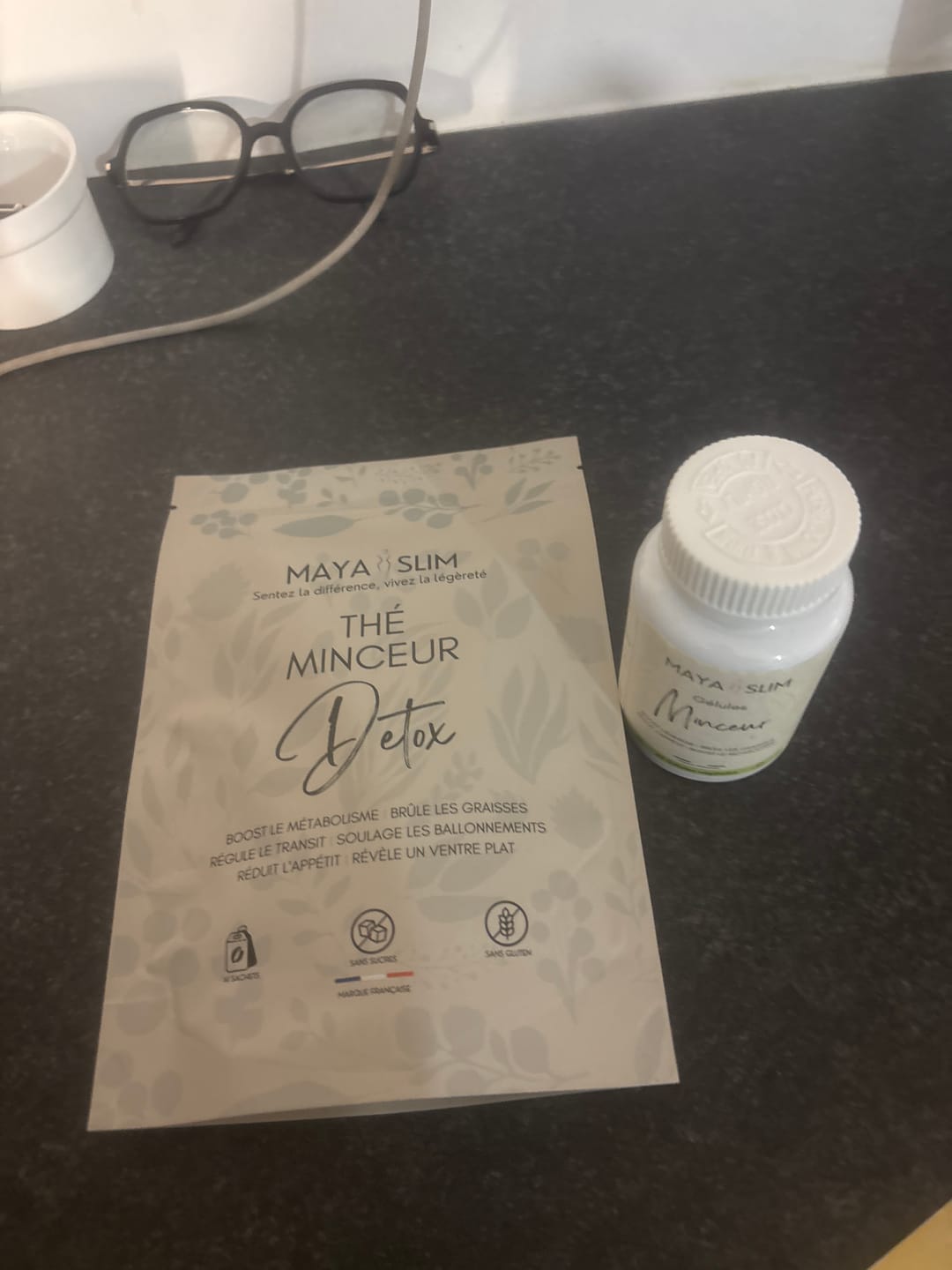 Customer photo review of Thé Minceur Detox