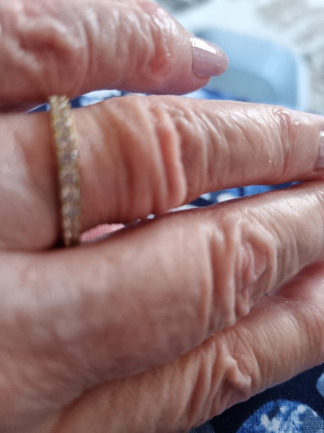 Customer photo review of Eternity Band Ring