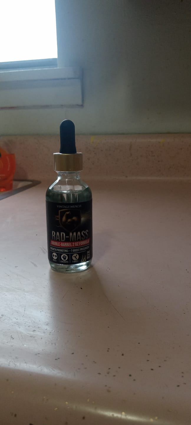 Customer photo review of Testosterone Precursor - RAD-Mass