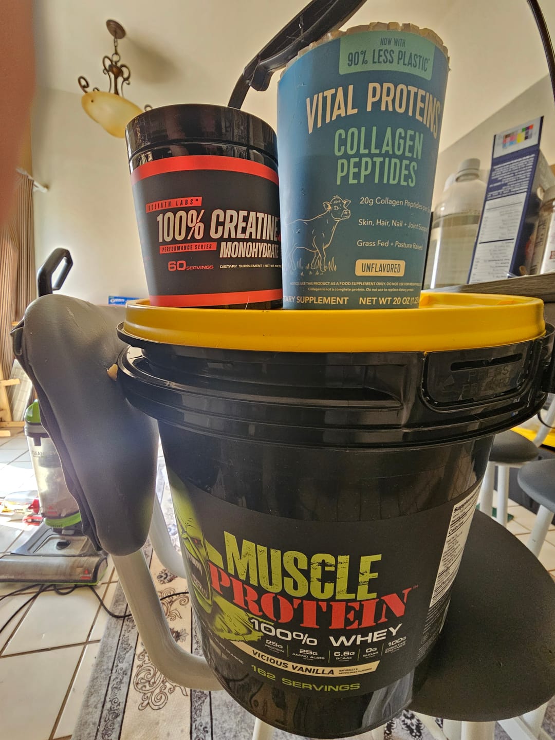 Customer photo review of Muscle Protein & 100% Creatine