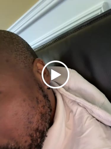 Customer video review of 925 Sterling Silver Hoop Earrings in Black Gold