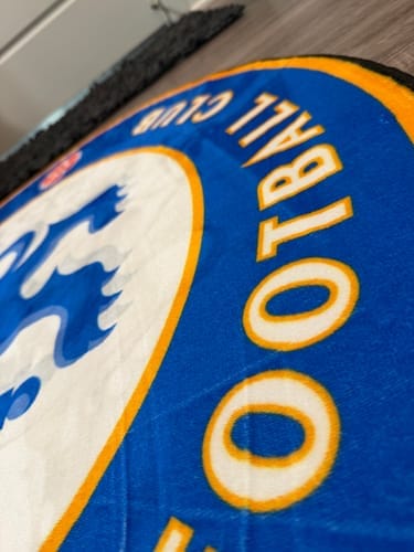 Customer photo review of Chelsea FC® Logo Rug