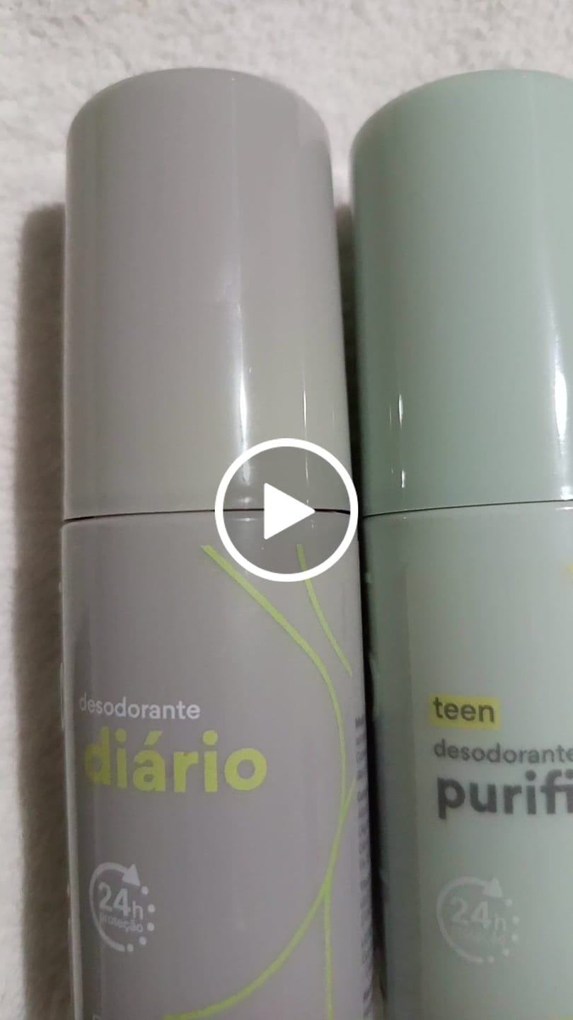 Customer video review of Desodorante Diário