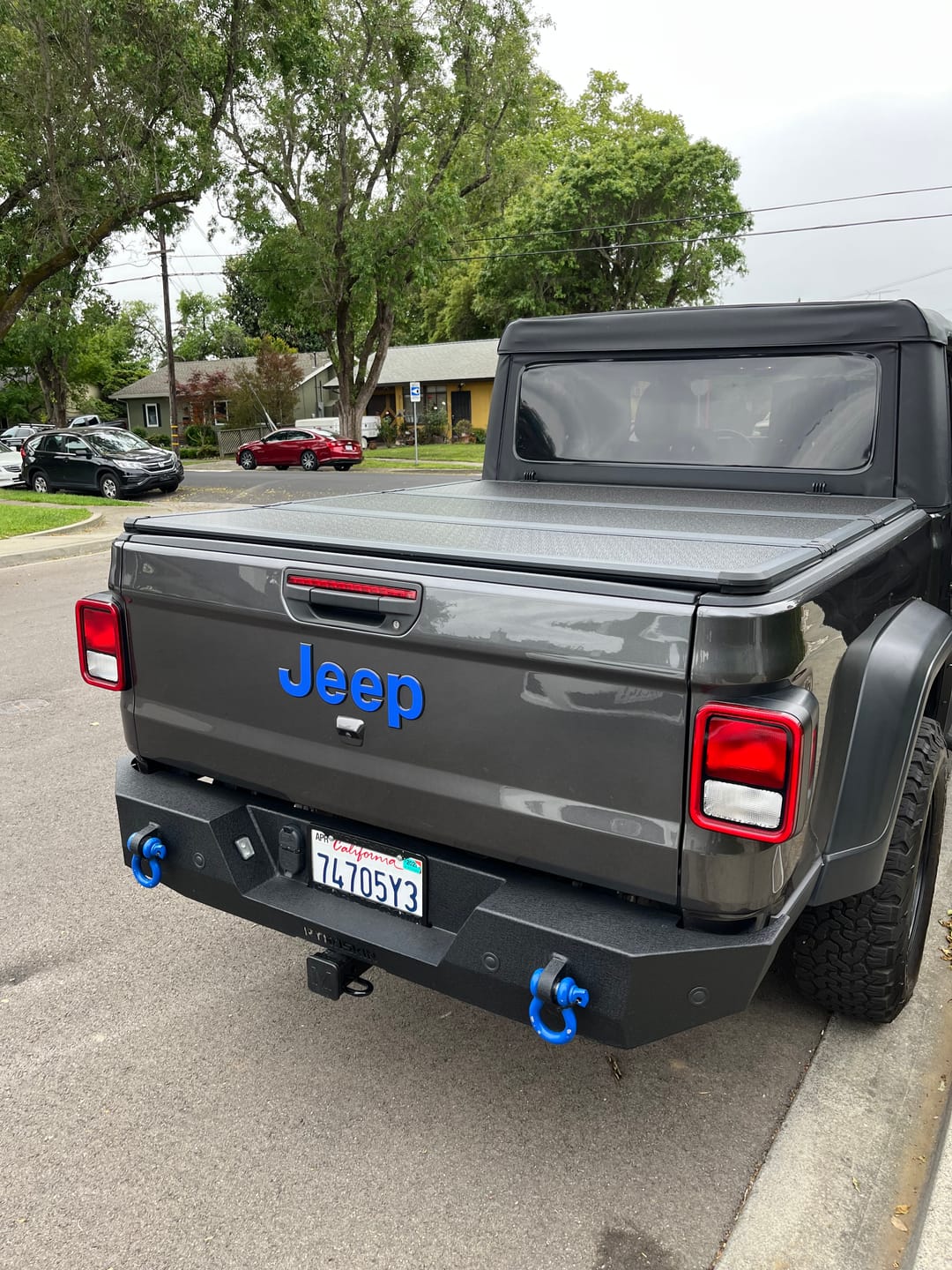 Customer photo review of JEEP Gladiator Emblem Overlay Decal Set | Fits 2020+ Jeep Gladiator
