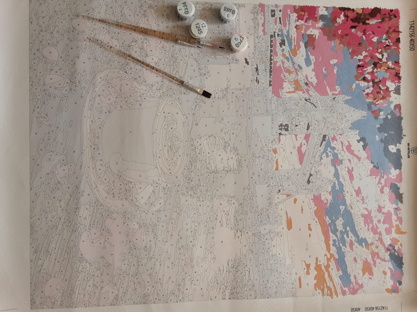 Customer photo review of Coffee break | Paint by Number