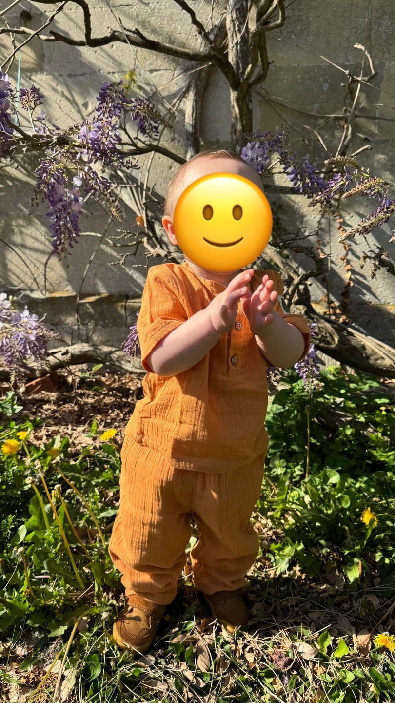 Customer photo review of Golden Ochre Reversible Trousers
