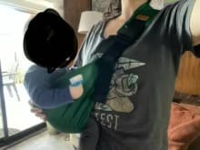 Customer photo review of Babytragetasche