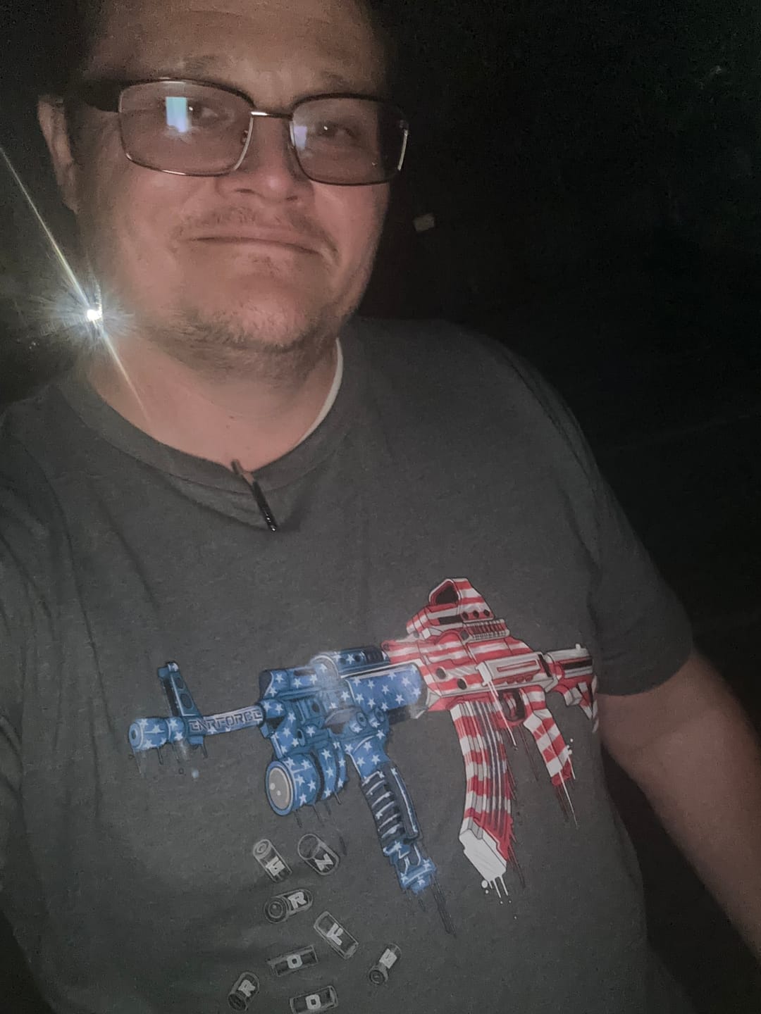 Customer photo review of Mystery Tee