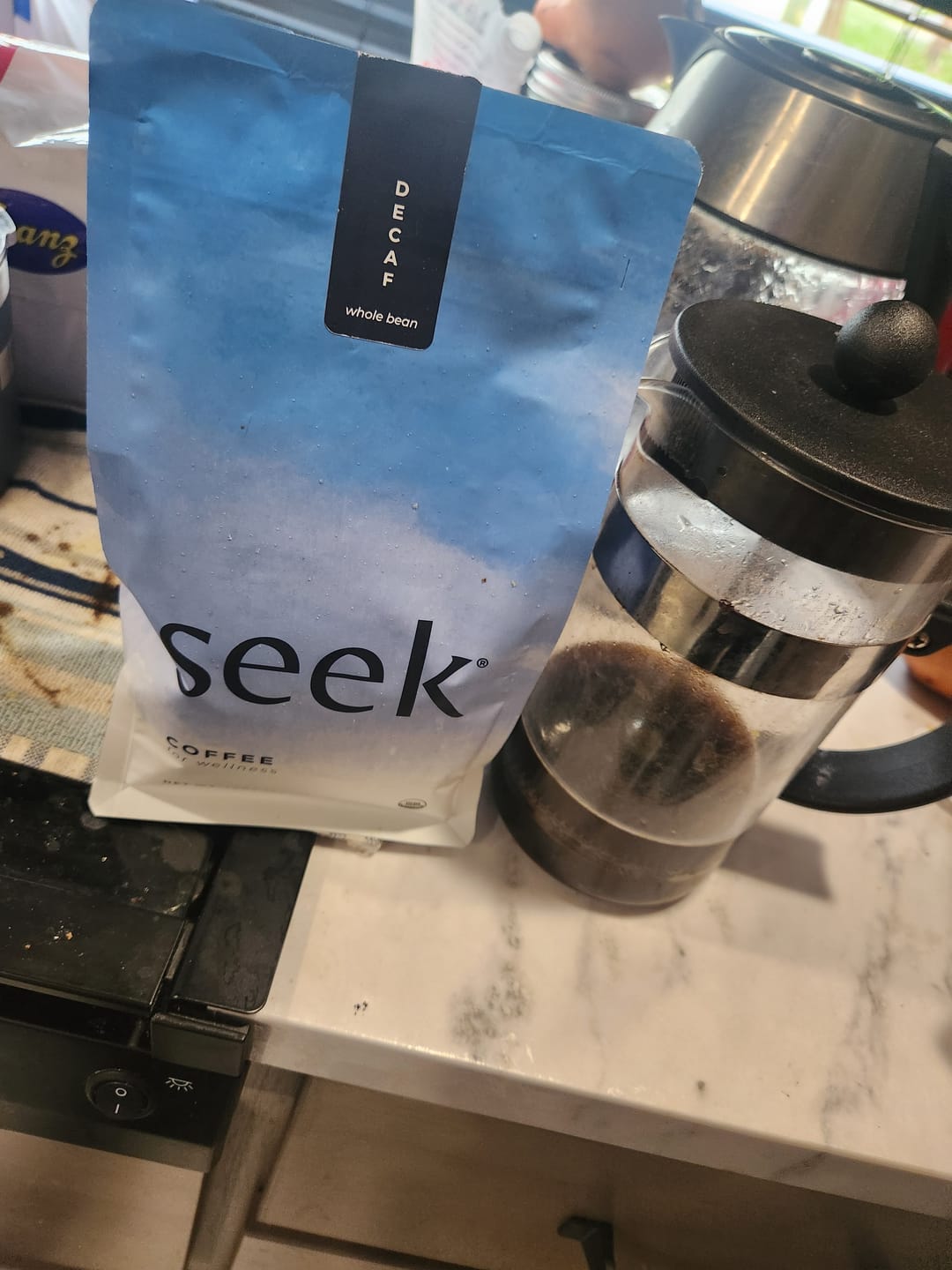 Customer photo review of Seek® Organic Decaf Mold & Mycotoxin Free Coffee