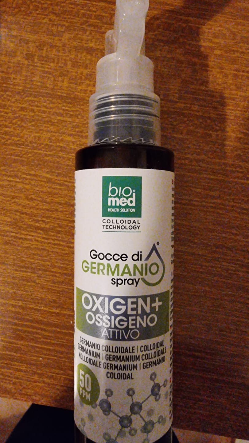 Customer photo review of Oxigen+ germanio colloidale spray: benessere, energia e detox - 100ml