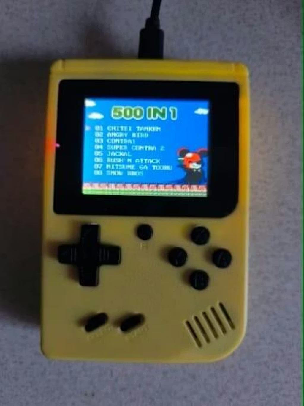 Customer photo review of Retro Spielekonsole Handheld | 400 Spiele integriert