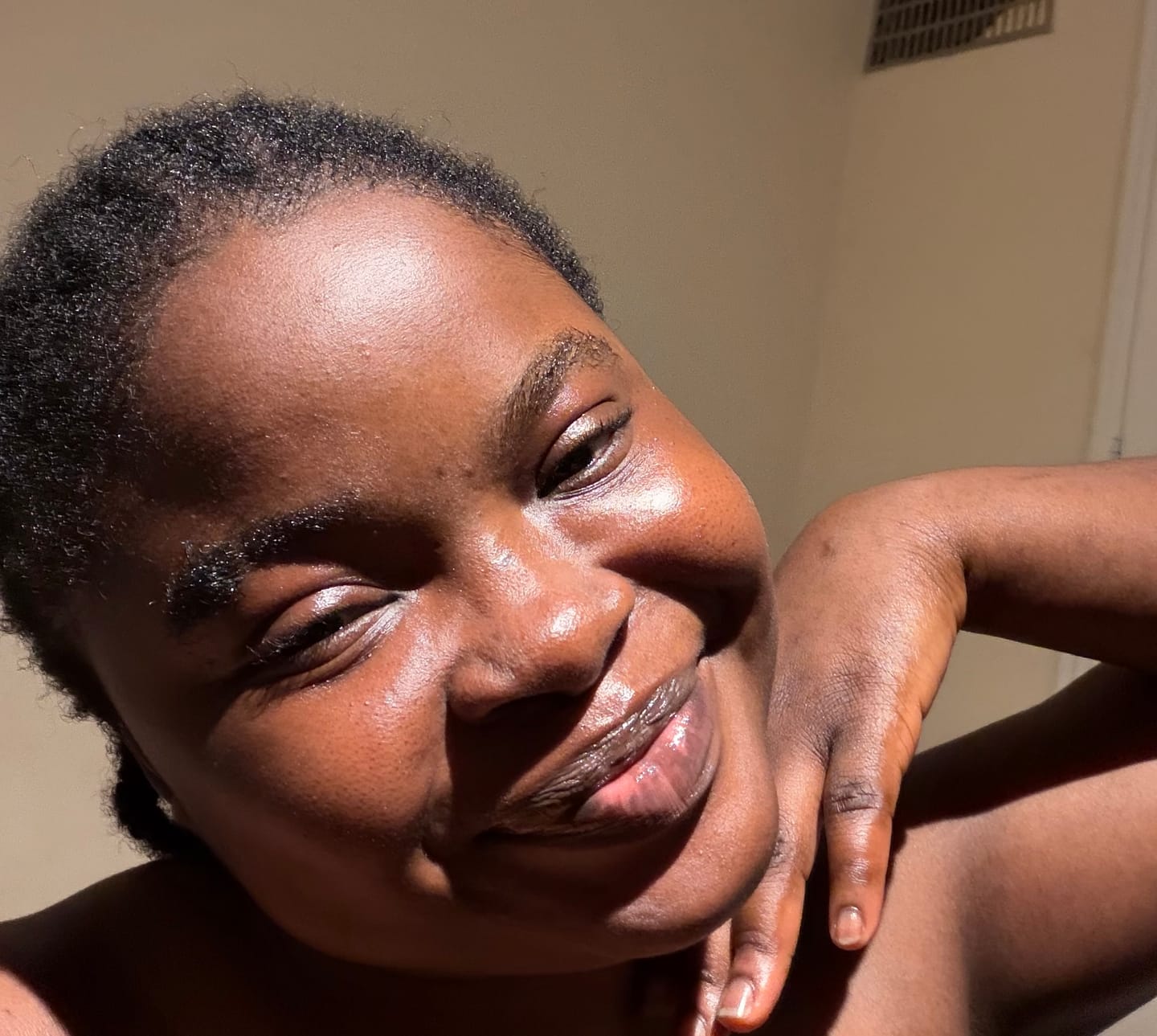 Customer photo review of Foaming Face Cleanser