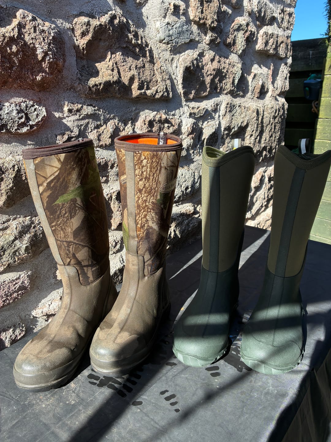 Customer photo review of Unisex Edgewater II Tall Boots