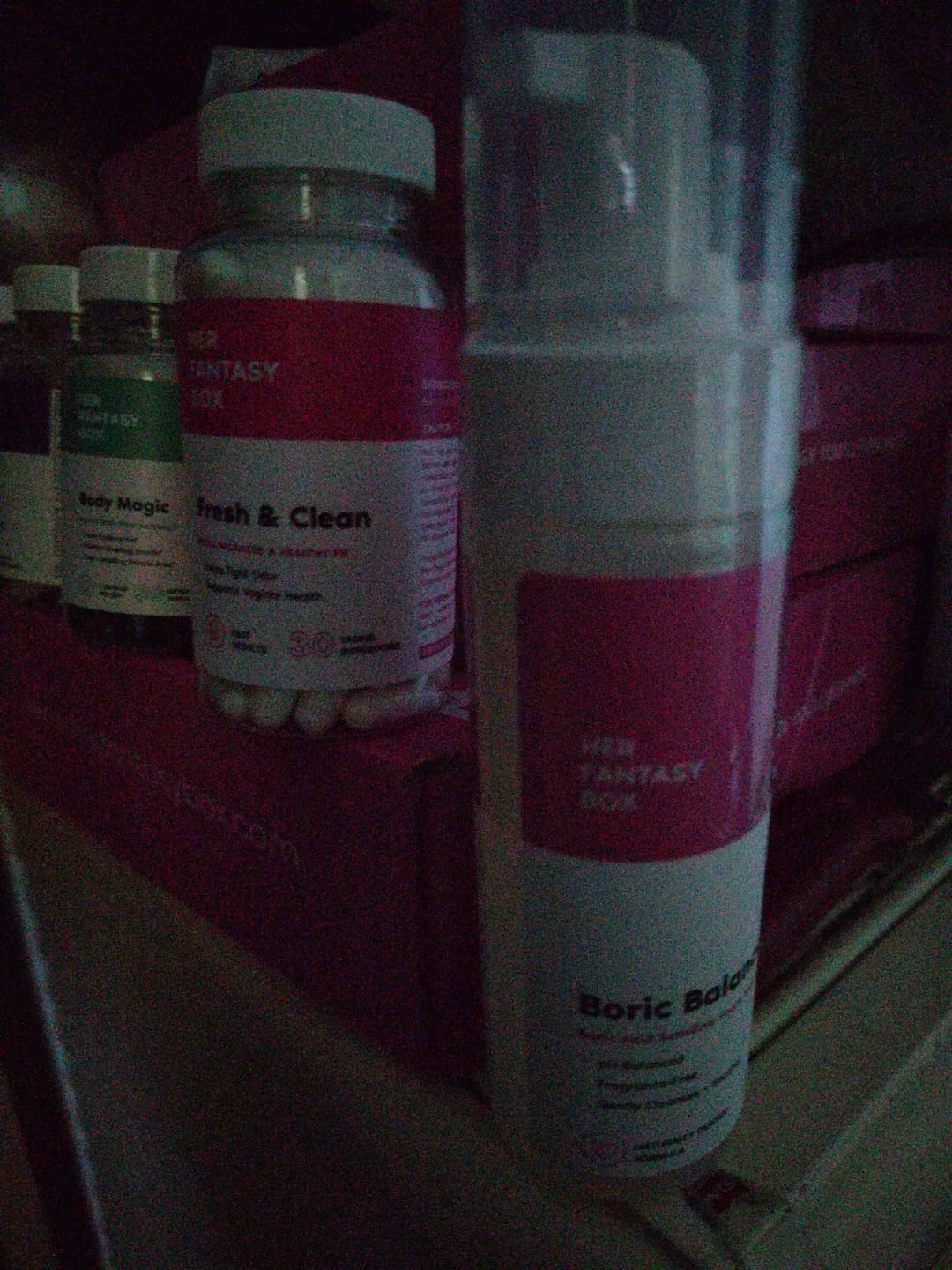 Customer photo review of The Fresh & Clean Kit - Boric Acid Vaginal Wash & Suppository Duo