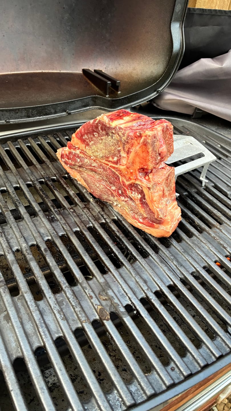 Customer photo review of Grass Fed Texas T-Bone - 1kg Steak ($49.99kg)