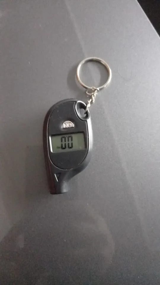 Customer photo review of Digital Tyre Pressure Gauge (Compact Keyring Tool)