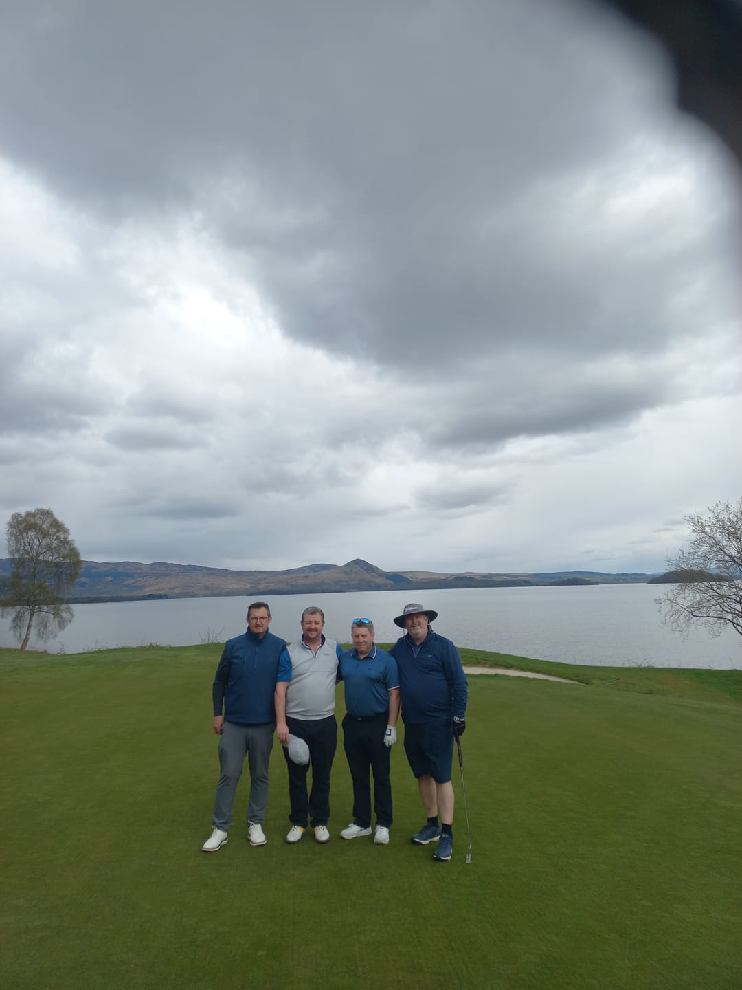 Customer photo review of 2026 Waterproof Golf Trousers Navy Blue