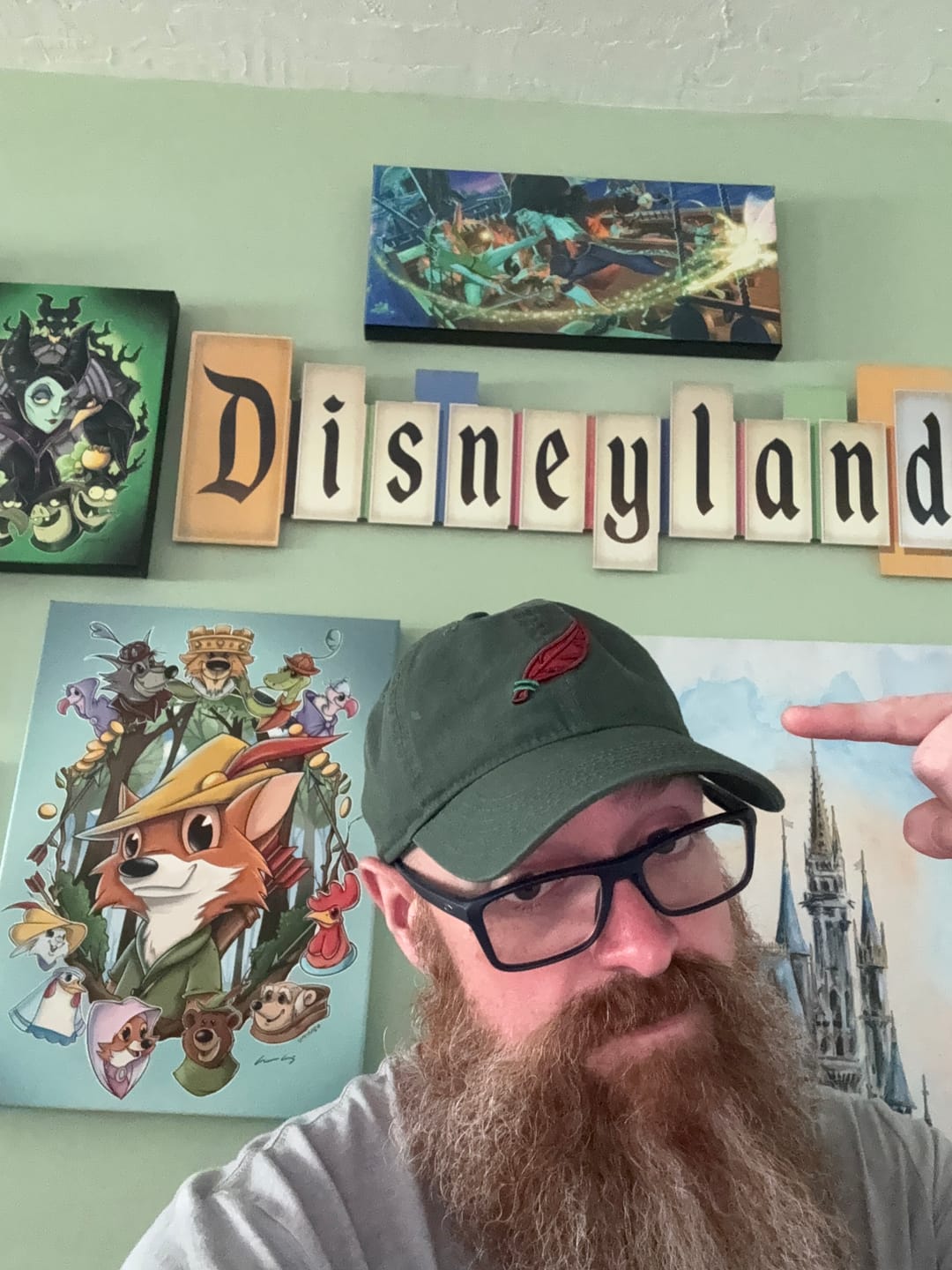 Customer photo review of Disney's Peter Pan "Feather in Your Cap" – Dad Hat