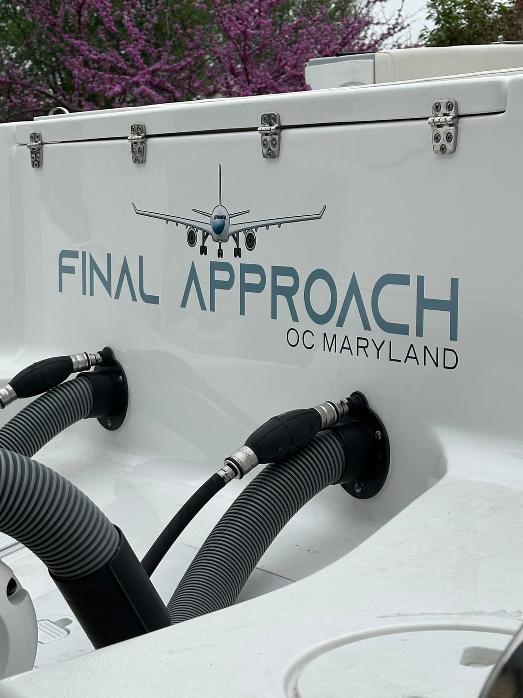 Customer photo review of Boat Logo Decal