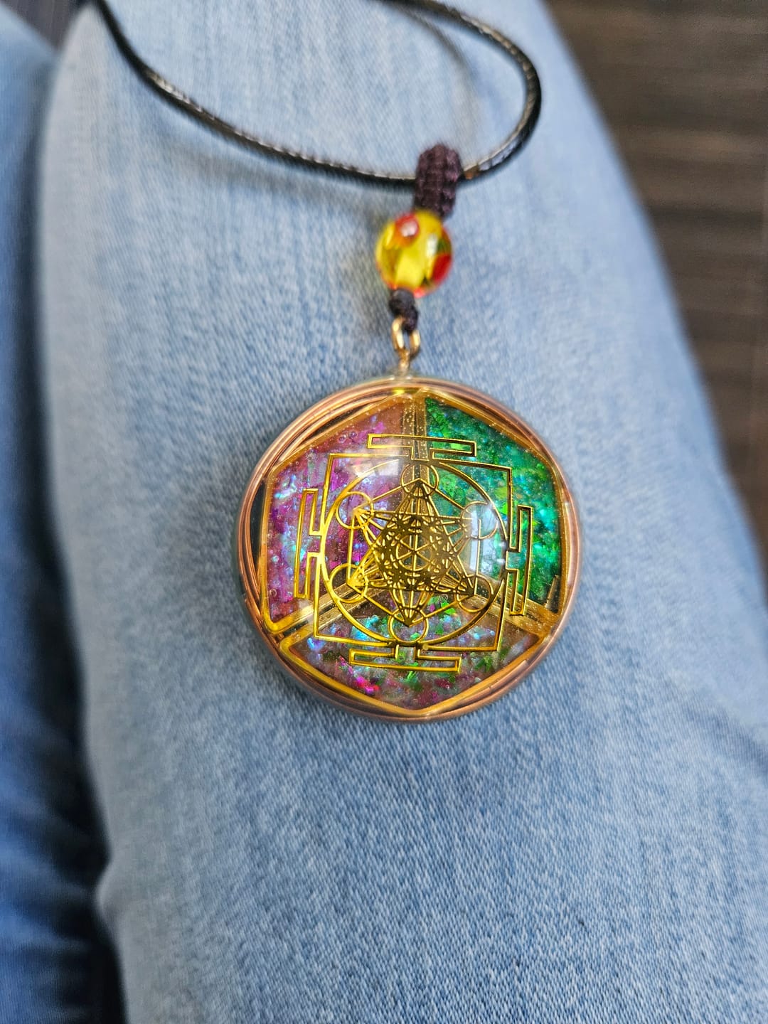 Customer photo review of Magnetic Energy Talisman + FREE Tarot Cards