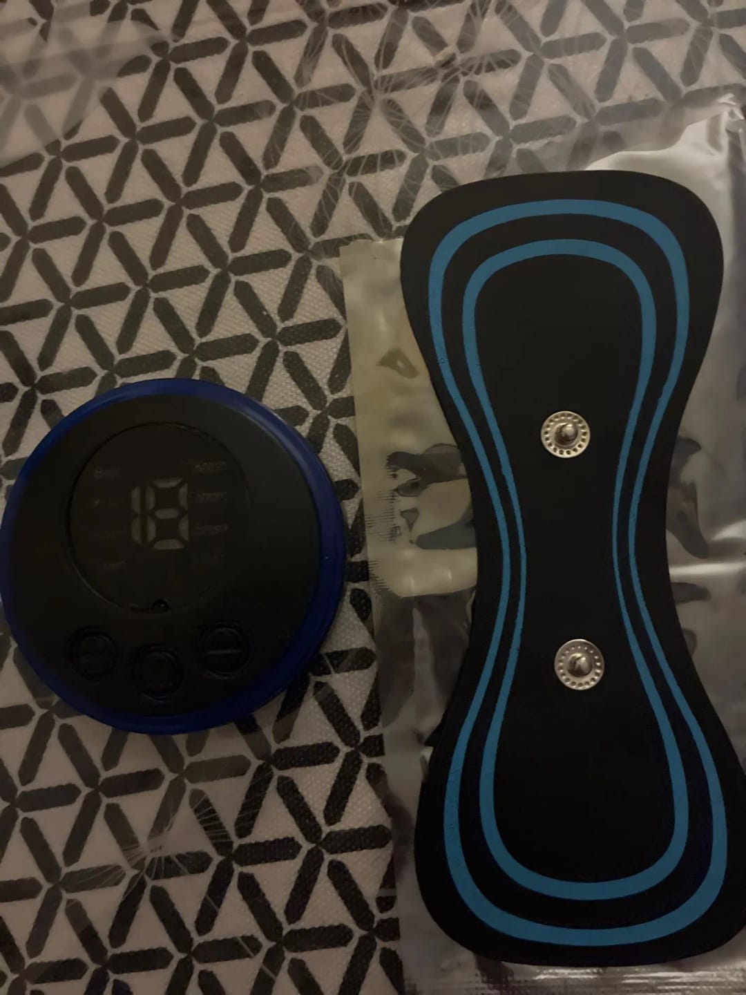 Customer photo review of Pulse Therapy Neck and Shoulder Device