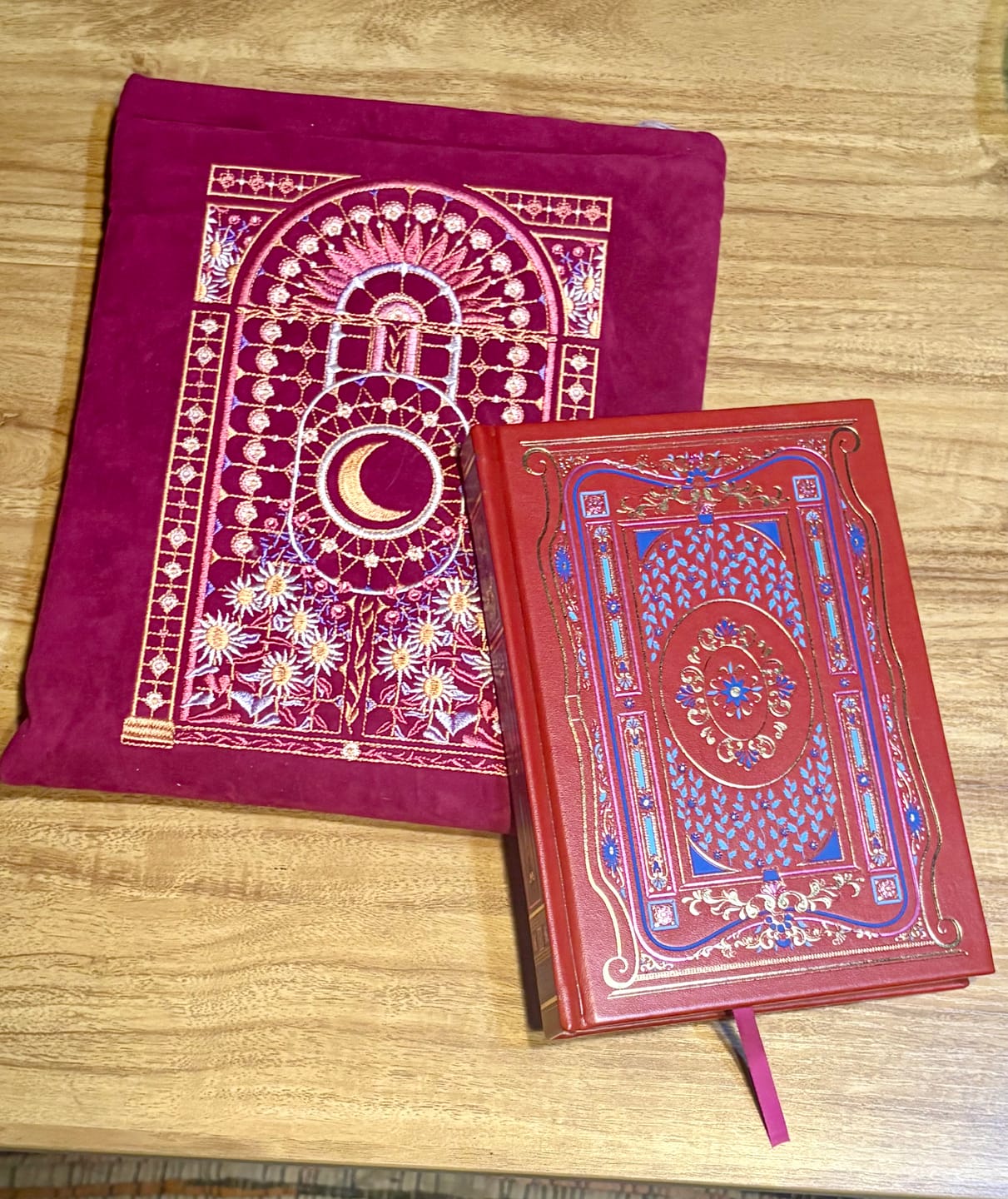 Customer photo review of Literati Journal - Crimson Red