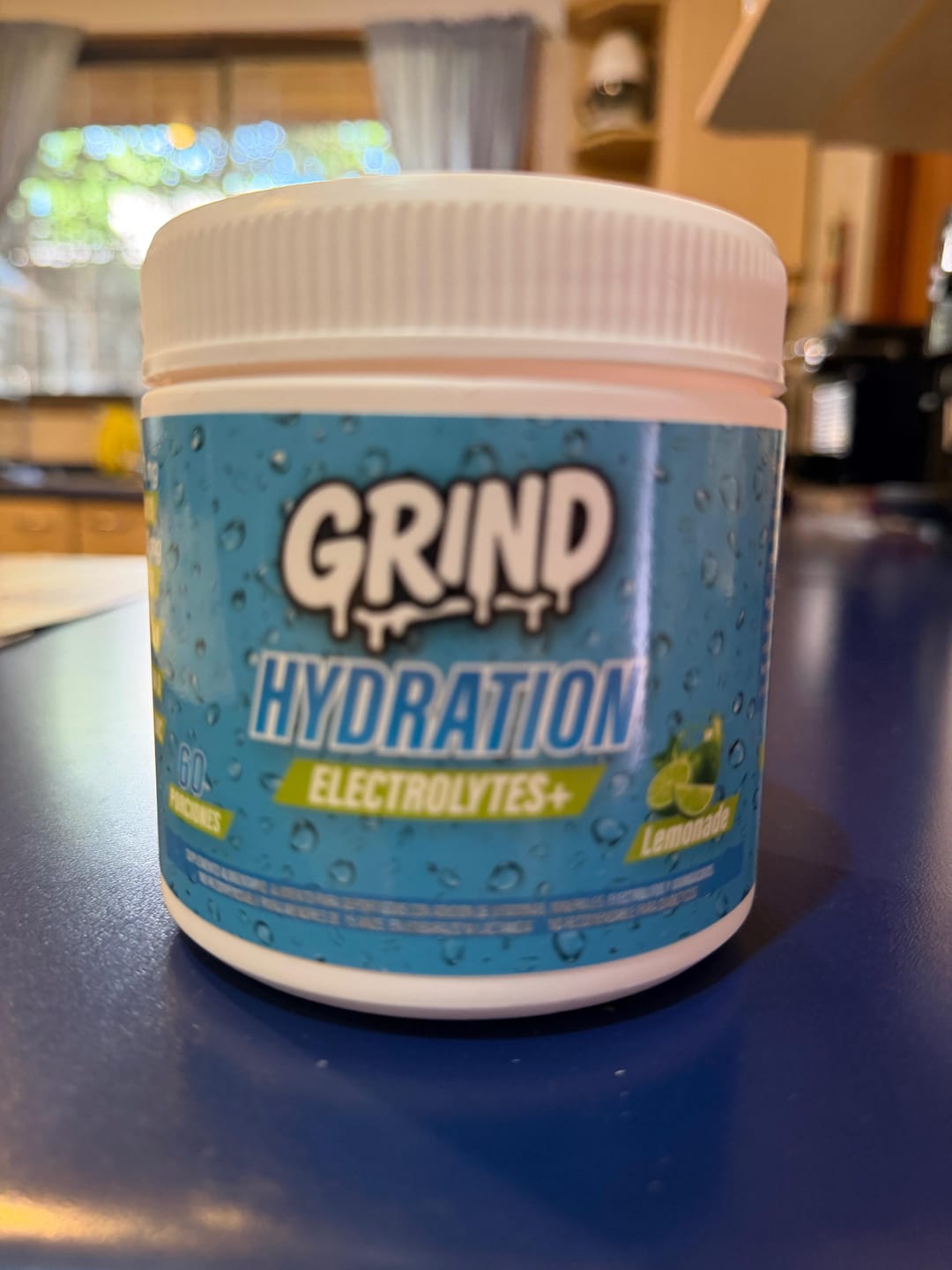 Customer photo review of Grind Hydration | Electrolitos Premium – 60 Porciones ( Sabor Limonada)